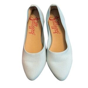 Jellypop Champs Pale Blue Flats 8.5 Comfort Memory Foam